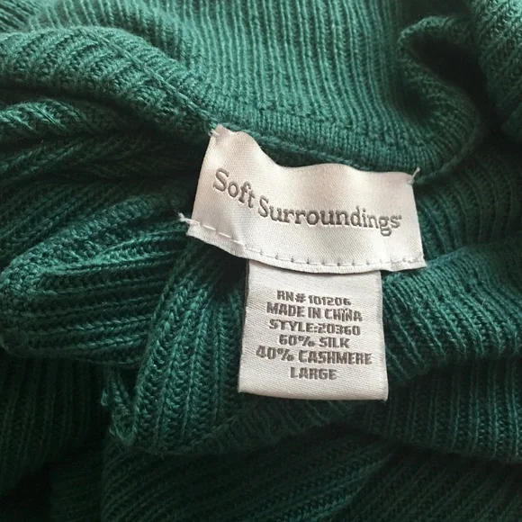 Soft Surroundings Cashmere Silk Tunic Sweater - Picture 8 of 8